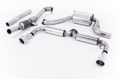 Milltek Turbo-back including Hi-Flow Sports Cat for VW GOLF 5K / VOLKSWAGEN SCIROCCO