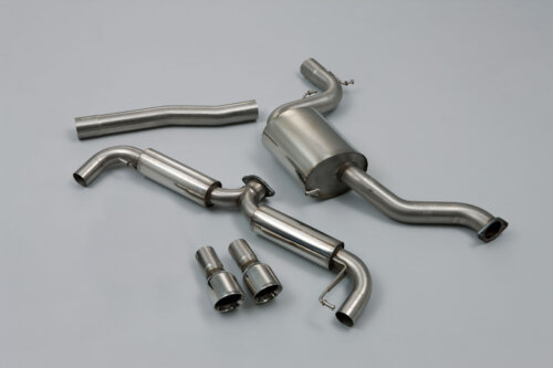 Milltek cat-back exhaust system for VW GOLF 5K