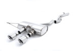 Milltek cat-back exhaust system for VW GOLF 5K