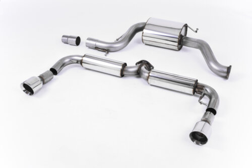 Milltek cat-back exhaust system for VW GOLF 5K