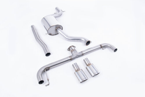 Milltek cat-back exhaust system for VOLKSWAGEN SCIROCCO