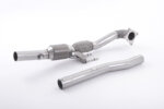 Milltek large-bore downpipe and high-flow sports catalyst for VW GOLF 5K
