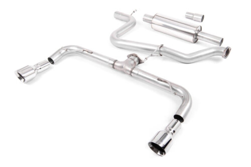 Milltek cat-back exhaust system for VW GOLF 5G