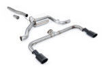 Milltek cat-back exhaust system for VOLKSWAGEN SCIROCCO