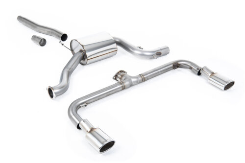Milltek cat-back exhaust system for VOLKSWAGEN SCIROCCO
