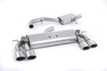 Milltek cat-back exhaust system for VW GOLF 5G