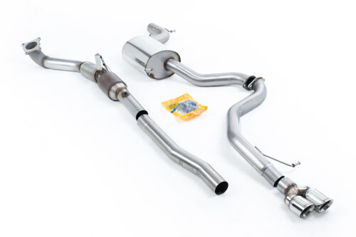 Milltek Turbo-back including Hi-Flow Sports Cat for VW JETTA MK6