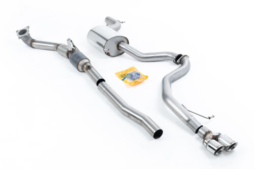 Milltek Turbo-back including Hi-Flow Sports Cat for VW JETTA MK6