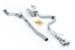 Milltek Turbo-back excluding Hi-Flow Sports Cat for VW JETTA MK6