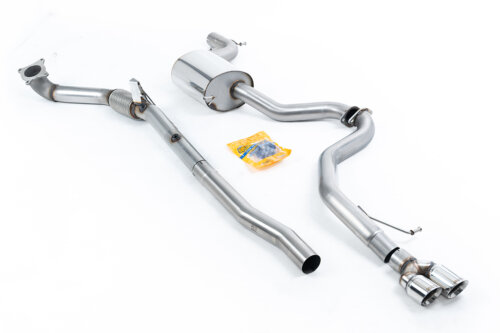 Milltek Turbo-back excluding Hi-Flow Sports Cat for VW JETTA MK6