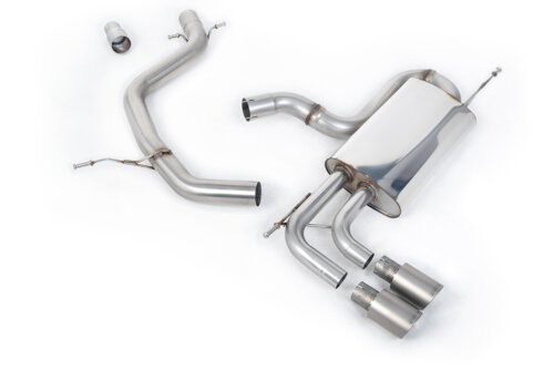 Milltek cat-back exhaust system for VW GOLF 5K