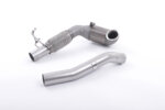 Milltek large-bore downpipe and high-flow sports catalyst for CUPRA Leon / SEAT LEON / VW GOLF 5G