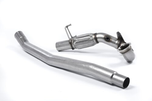 Milltek large-bore de-cat downpipe for CUPRA Leon / SEAT LEON / VW GOLF 5G