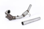 Milltek large-bore downpipe and high-flow sports catalyst for CUPRA Ibiza 6P / VOLKSWAGEN POLO