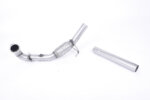 Milltek large-bore de-cat downpipe for CUPRA Ibiza 6P / VOLKSWAGEN POLO