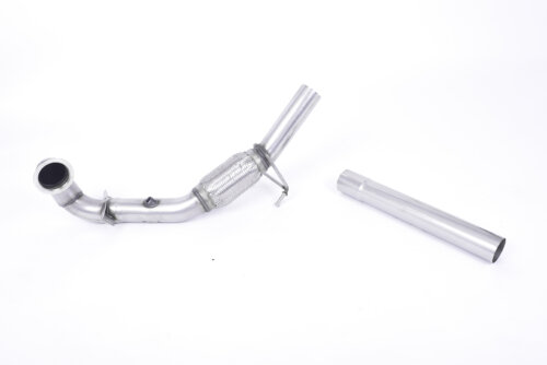 Milltek large-bore de-cat downpipe for CUPRA Ibiza 6P / VOLKSWAGEN POLO