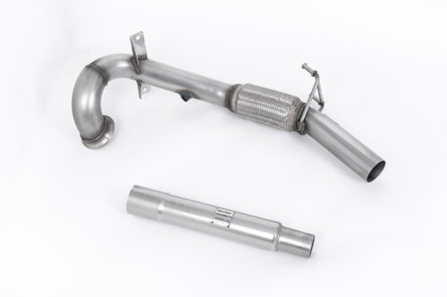 Milltek large-bore de-cat downpipe for CUPRA Ibiza 6P / VOLKSWAGEN POLO