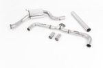 Milltek cat-back exhaust system for VW GOLF 5G / VW GOLF MK7.5