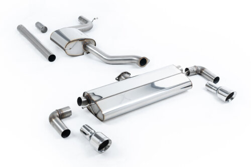 Milltek cat-back exhaust system for VW GOLF 5G