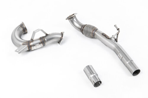 Milltek large-bore de-cat downpipe for VOLKSWAGEN Up!