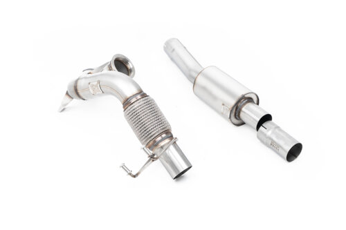 Milltek large-bore de-cat downpipe for VOLKSWAGEN POLO AW