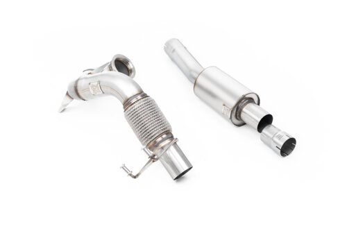 Milltek large-bore de-cat downpipe for VOLKSWAGEN POLO AW