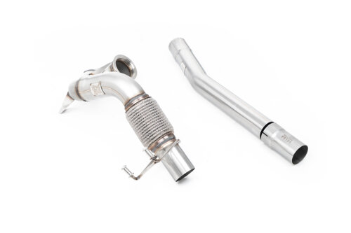 Milltek large-bore de-cat downpipe for VOLKSWAGEN POLO AW