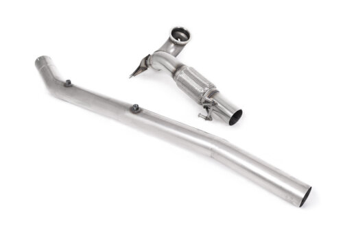 Milltek large-bore de-cat downpipe for AUDI S3 8Y / VW GOLF MK8 / VW GOLF MK8.5