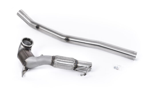 Milltek large-bore downpipe and high-flow sports catalyst for AUDI S3 8Y / VW GOLF MK8 / VW GOLF MK8.5