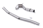 Milltek large-bore downpipe and high-flow sports catalyst for AUDI S3 8Y / VW GOLF MK8 / VW GOLF MK8.5