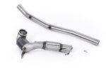 Milltek large-bore downpipe and high-flow sports catalyst for AUDI S3 8Y / VW GOLF MK8 / VW GOLF MK8.5