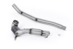Milltek large-bore downpipe and high-flow sports catalyst for AUDI S3 8Y / VW GOLF MK8 / VW GOLF MK8.5