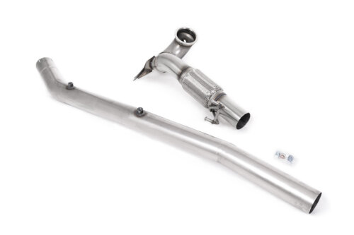 Milltek large-bore de-cat downpipe for AUDI S3 8Y / VW GOLF MK8 / VW GOLF MK8.5