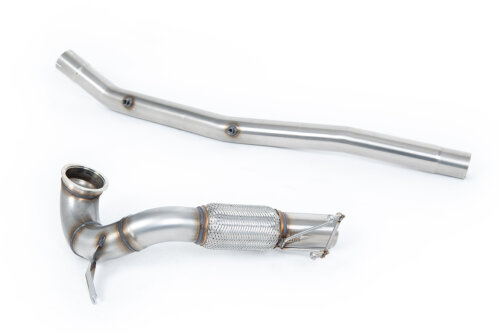 Milltek large-bore de-cat downpipe for CUPRA Formentor / VOLKSWAGEN TIGUAN / VOLKSWAGEN T-ROC