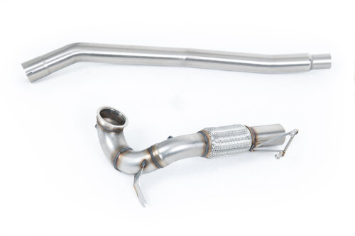 Milltek large-bore de-cat downpipe for VW GOLF MK7.5