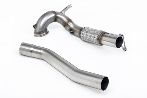 Milltek large-bore de-cat downpipe for VW GOLF MK8