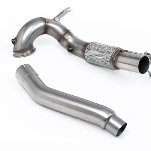 Milltek large-bore de-cat downpipe for VW GOLF MK8