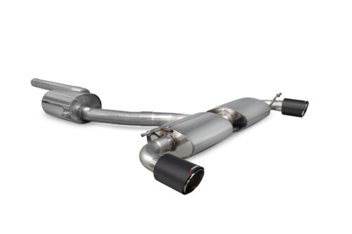 Scorpion resonated cat-back exhaust system for VOLKSWAGEN SCIROCCO