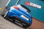 Scorpion resonated cat-back exhaust system for VOLKSWAGEN SCIROCCO