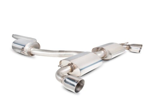 Scorpion resonated cat-back exhaust system for VOLKSWAGEN SCIROCCO