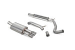 Scorpion resonated cat-back exhaust system for VOLKSWAGEN POLO 9N3