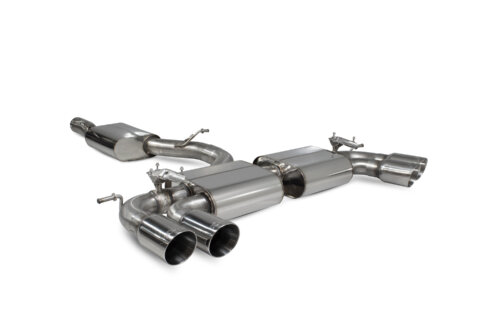 Scorpion Resonated cat/gpf back system & electronic valves for VOLKSWAGEN GOLF MK7