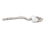 Scorpion non-resonated cat-back exhaust system for VOLKSWAGEN GOLF MK6
