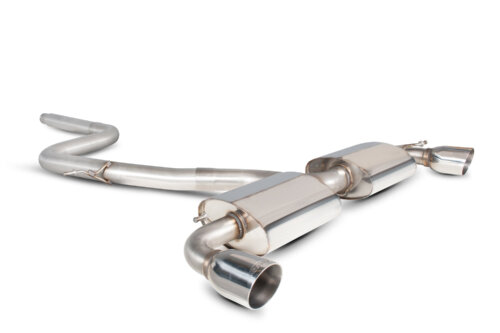 Scorpion non-resonated cat-back exhaust system for VOLKSWAGEN SCIROCCO