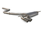 Scorpion non-resonated cat-back exhaust system for VOLKSWAGEN GOLF MK6
