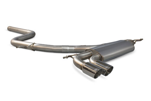 Scorpion non-resonated cat-back exhaust system for VOLKSWAGEN GOLF MK6