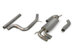 Scorpion non-resonated cat-back exhaust system for VOLKSWAGEN GOLF MK6