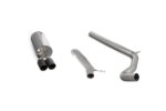 Scorpion non-resonated cat-back exhaust system for VOLKSWAGEN POLO 6C