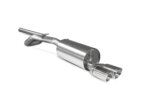 Scorpion non-resonated cat-back exhaust system for VOLKSWAGEN POLO 6C