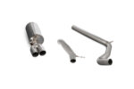 Scorpion non-resonated cat-back exhaust system for VOLKSWAGEN POLO 6C